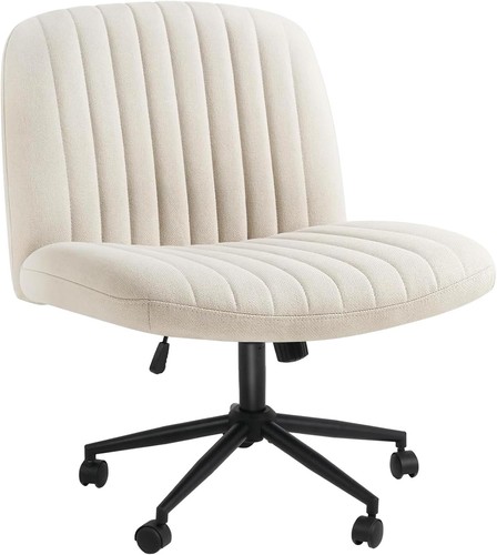 Cross leg office chair armless - office,