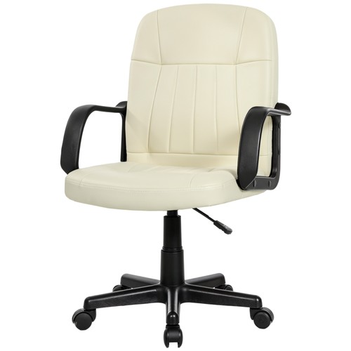 Homcom leather office chair - homcom, pu