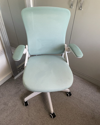 Green mesh swivel office - green,