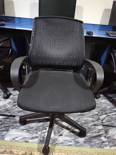 Black task office chair mesh - office,