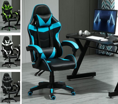 Swivel gaming chair faux - swivel,
