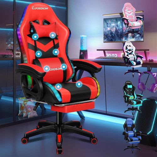 Led gaming chair with point - gaming,