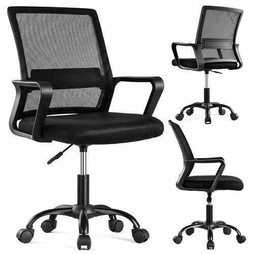 Adjustable swivel office chair - office,